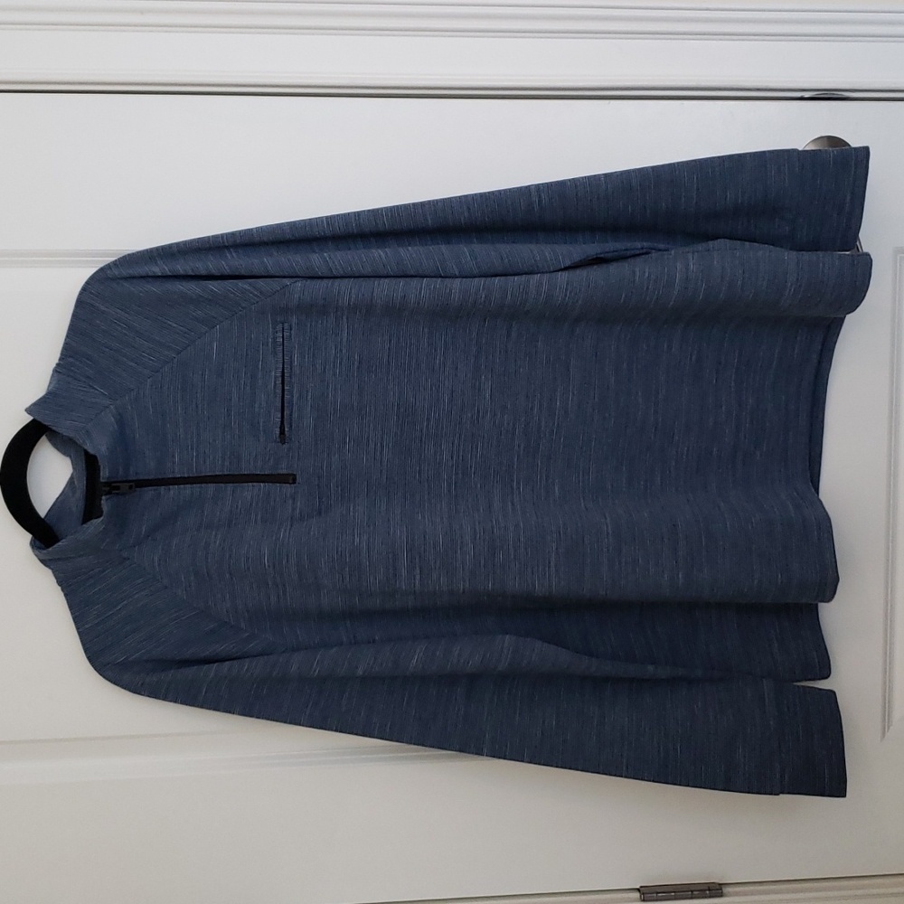 Apt. 9 Men's Quarter Zip Long Sleeve Pullover Navy - Size XXL